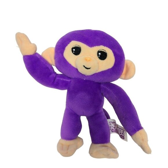 Fingerlings Purple Monkey Poseable Plush Stuffed Animal 2017 8.5" - Picture 1 of 3